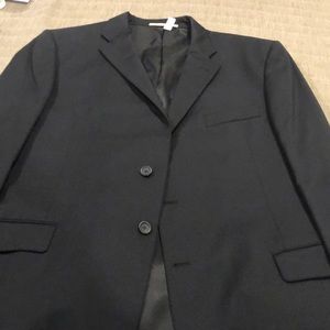 Black Burberry Suit in black